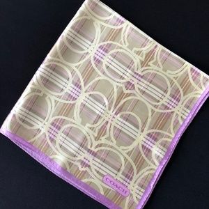 COACH SILK SCARF